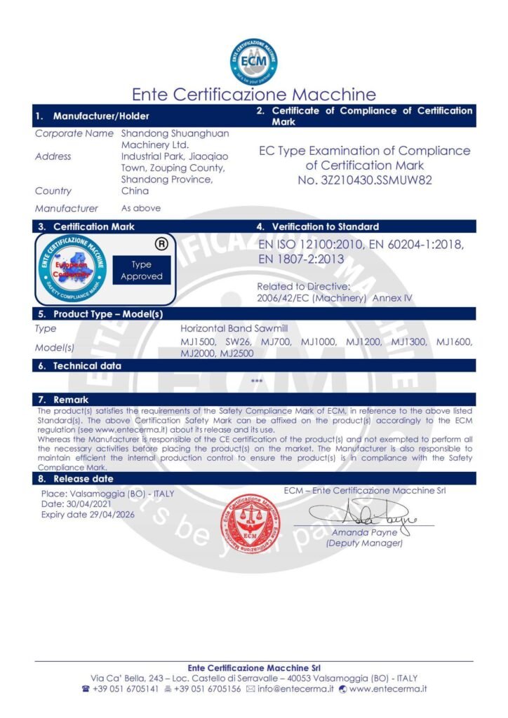 ce certificate